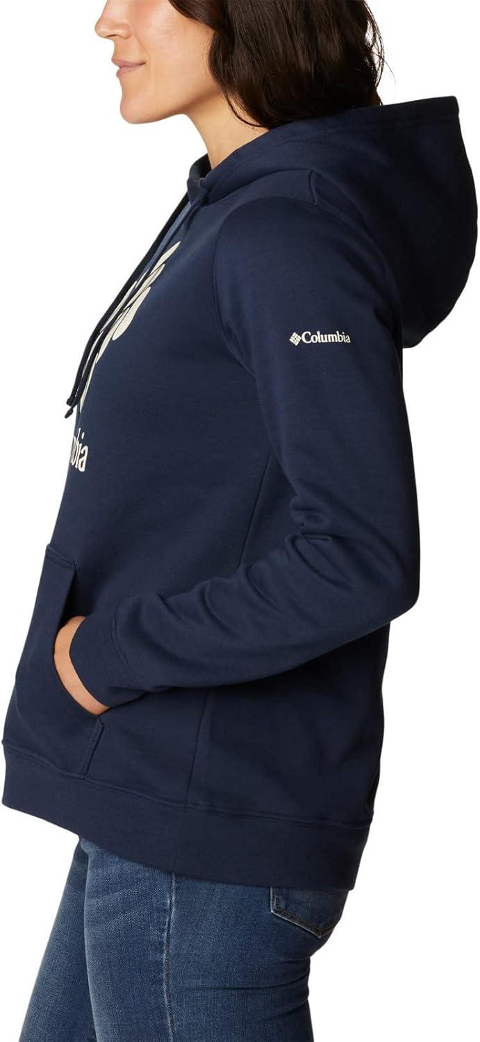 imageColumbia womens Trek Graphic Treatment HoodieCollegiate NavyStacked Gem