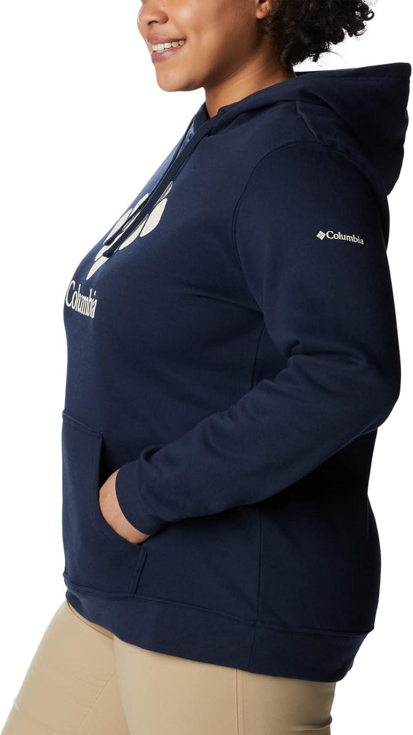 imageColumbia womens Trek Graphic Treatment HoodieCollegiate NavyStacked Gem