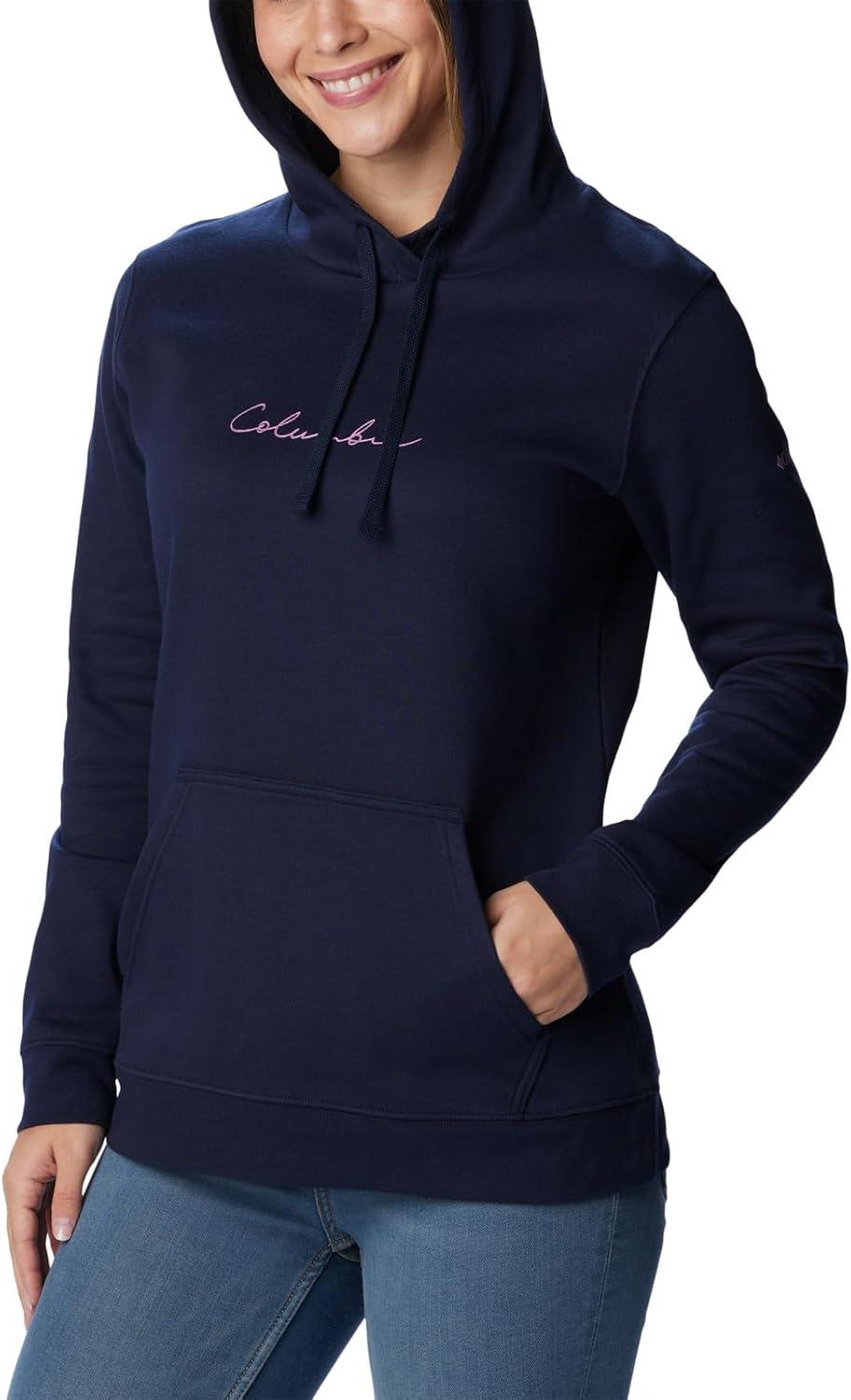 imageColumbia womens Trek Graphic Treatment HoodieDark NocturnalGumdrop Logo