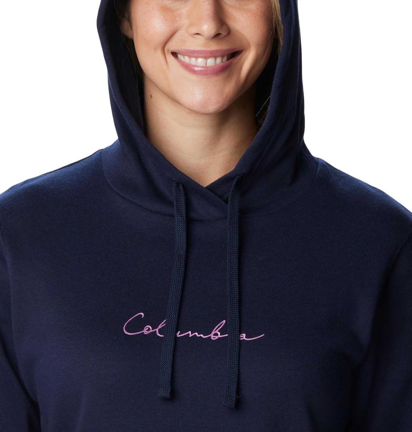 imageColumbia womens Trek Graphic Treatment HoodieDark NocturnalGumdrop Logo