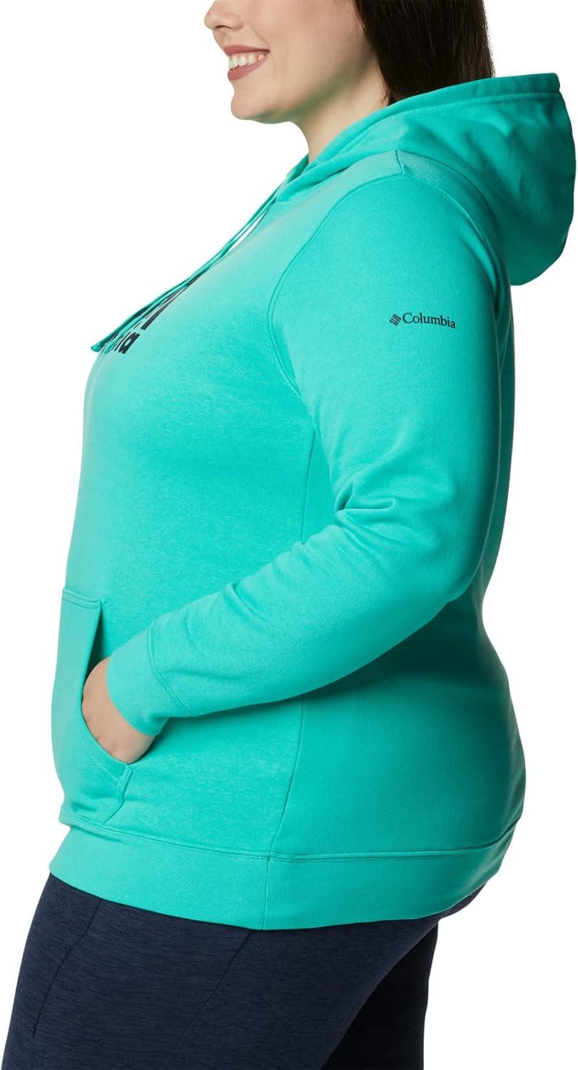 imageColumbia womens Trek Graphic Treatment HoodieElectric TurquoiseRainbow