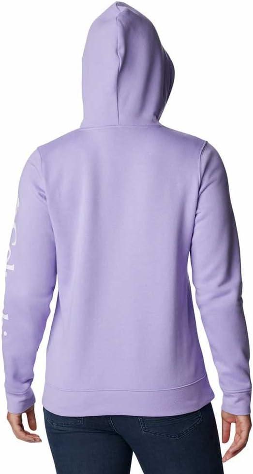 imageColumbia womens Trek Graphic Treatment HoodieFrosted PurpleWhite Logo