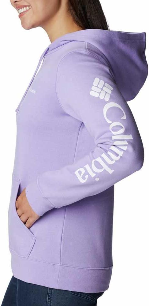 imageColumbia womens Trek Graphic Treatment HoodieFrosted PurpleWhite Logo