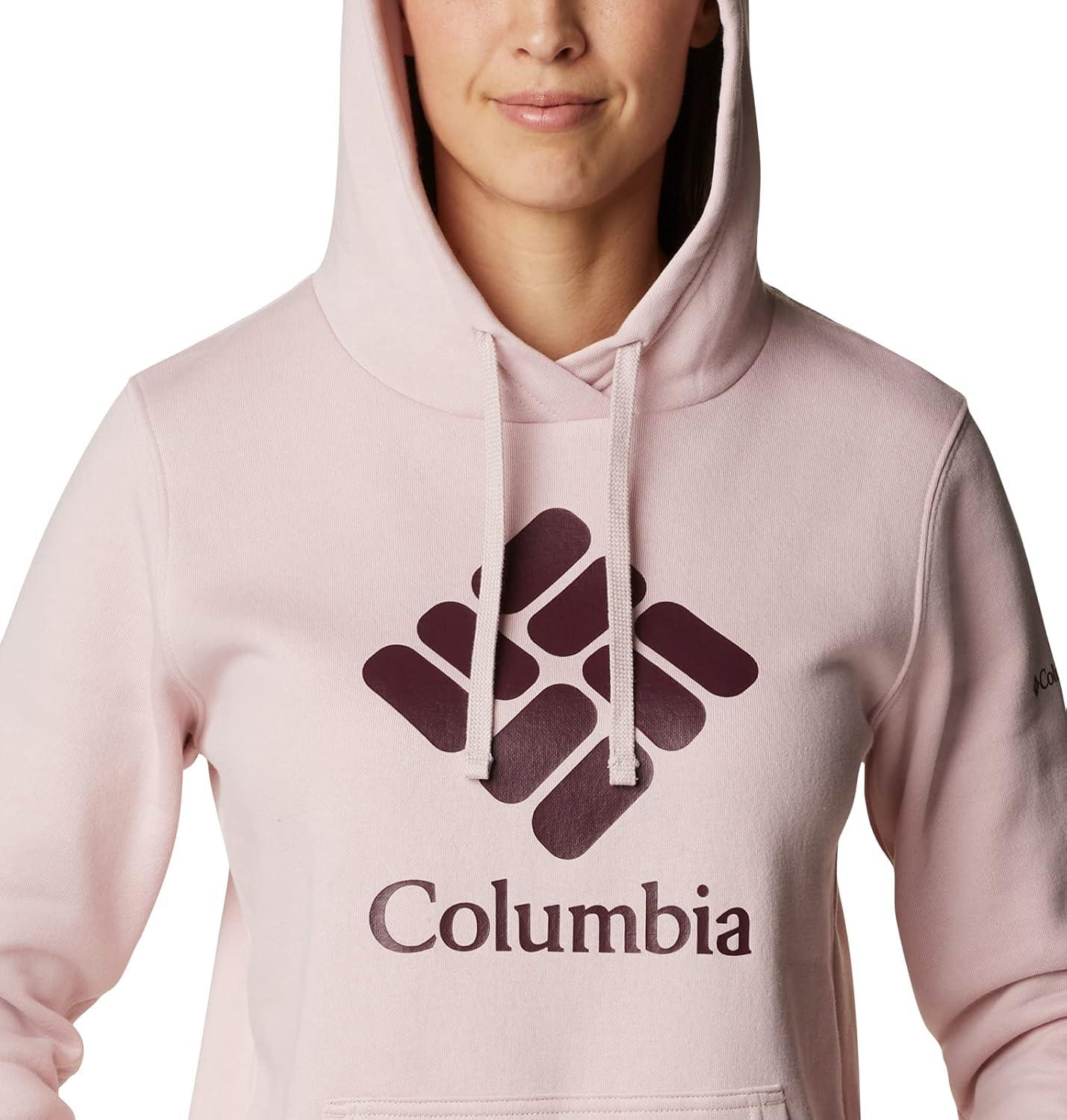 imageColumbia womens Trek Graphic Treatment HoodieMineral PinkStacked Gem