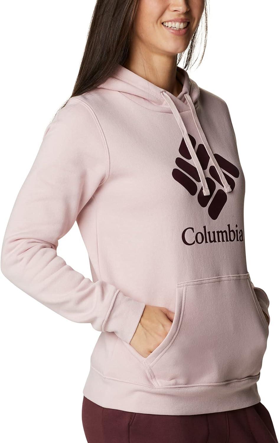 imageColumbia womens Trek Graphic Treatment HoodieMineral PinkStacked Gem