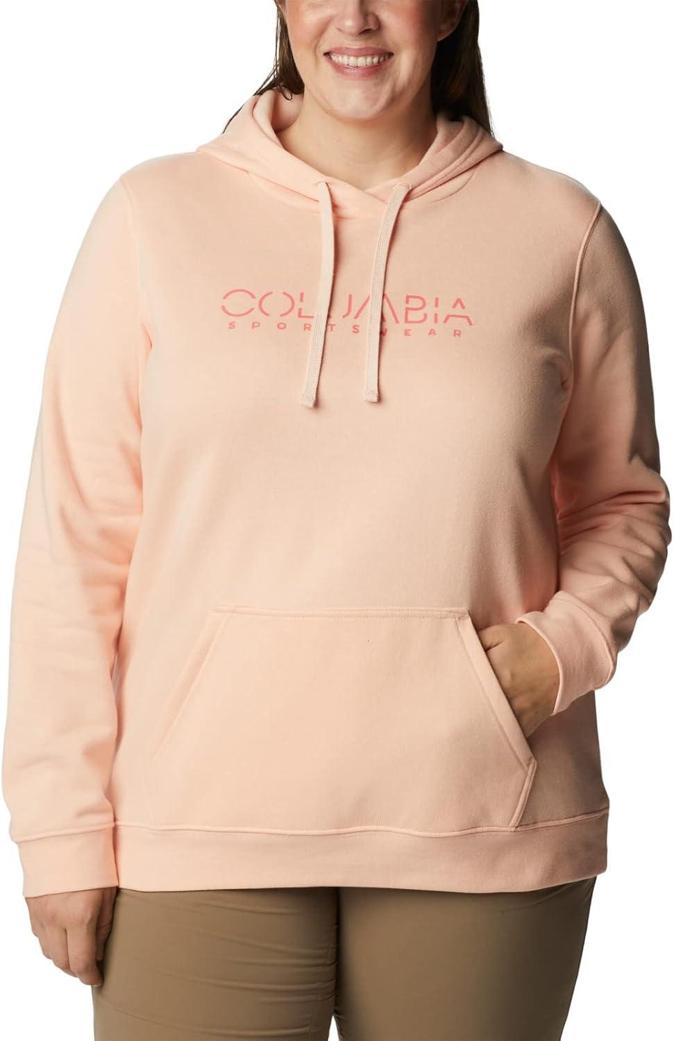 imageColumbia womens Trek Graphic Treatment HoodiePeach BlossomColumbia Stencil