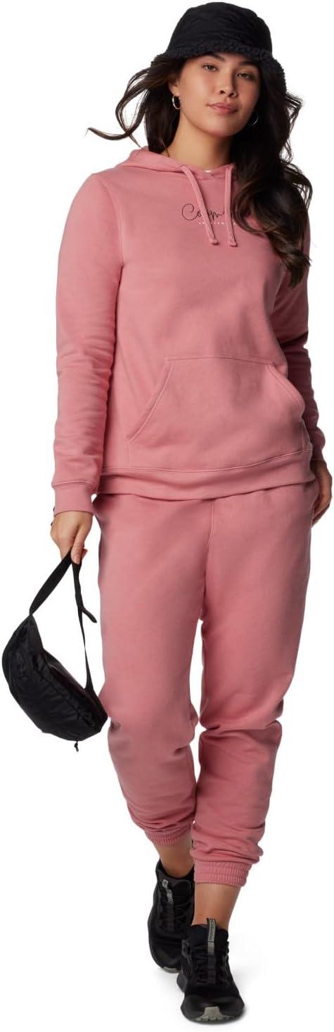 imageColumbia womens Trek Graphic Treatment HoodiePink AgaveCasual Script