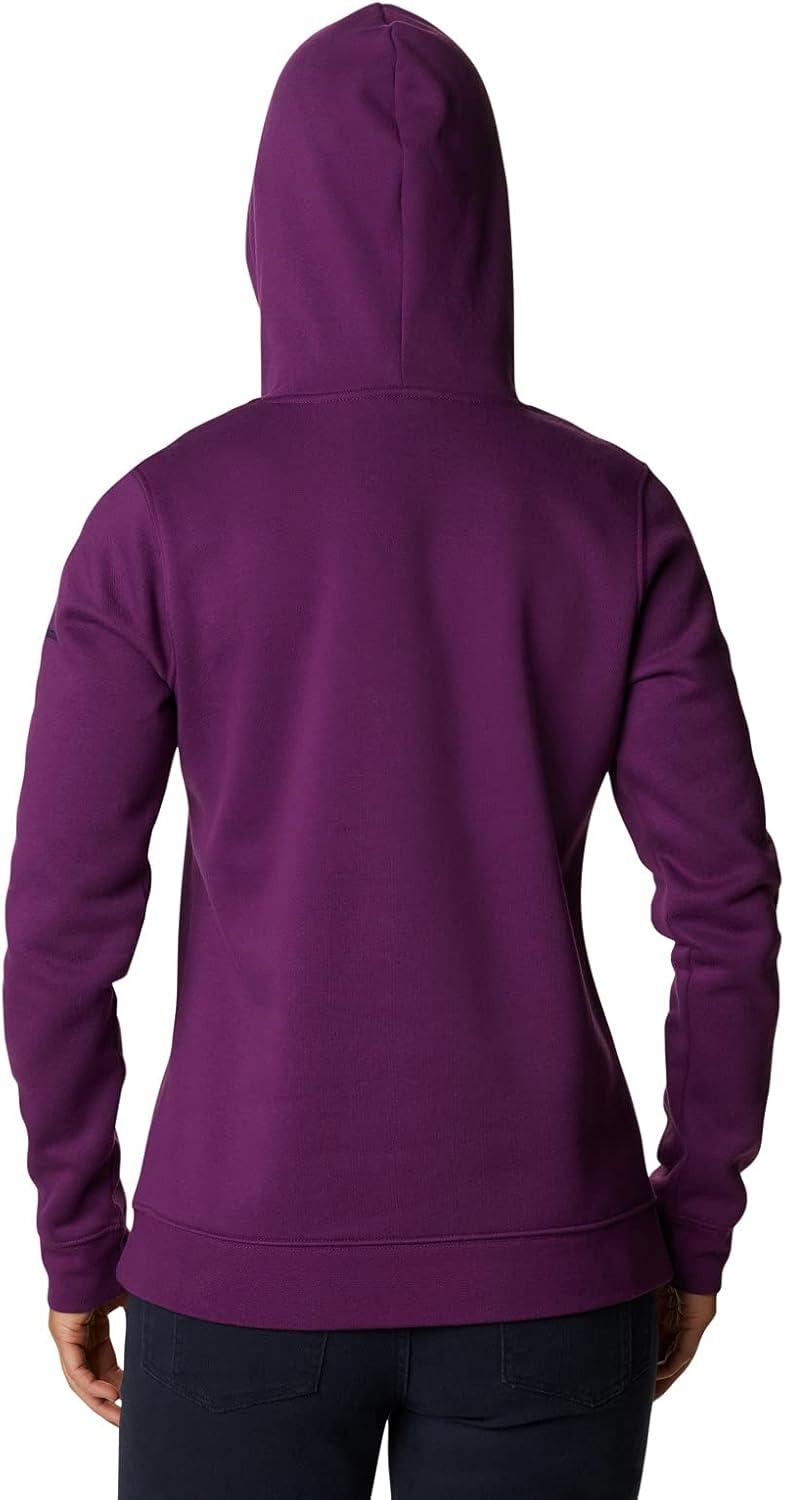 imageColumbia womens Trek Graphic Treatment HoodiePlumScript Logo