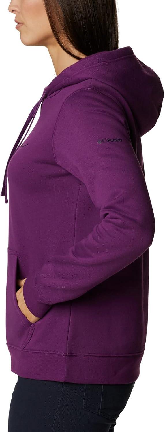 imageColumbia womens Trek Graphic Treatment HoodiePlumScript Logo