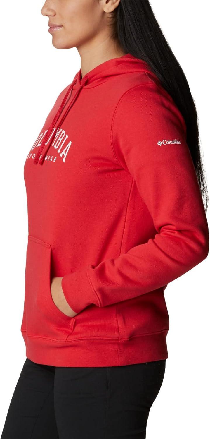imageColumbia womens Trek Graphic Treatment HoodieRed LilyCsc Collegiate