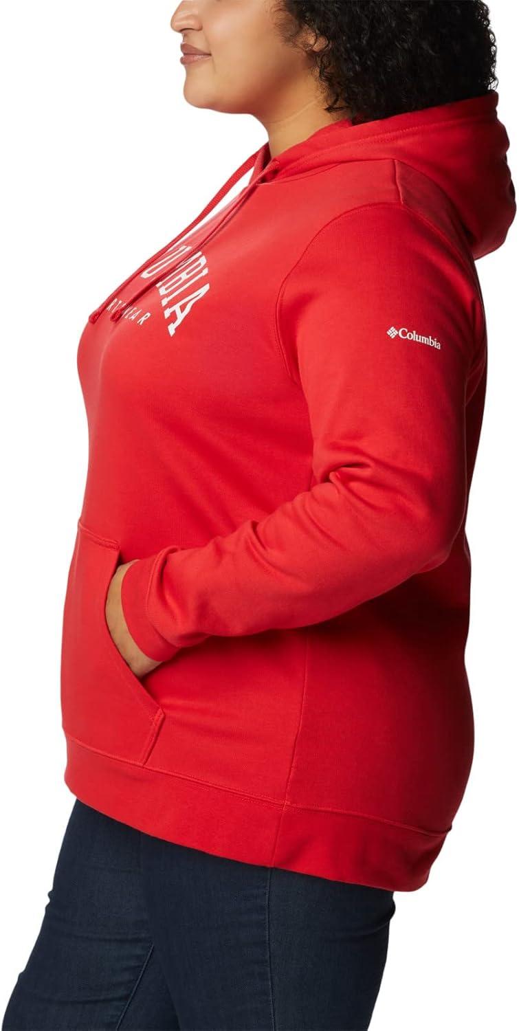 imageColumbia womens Trek Graphic Treatment HoodieRed LilyCsc Collegiate