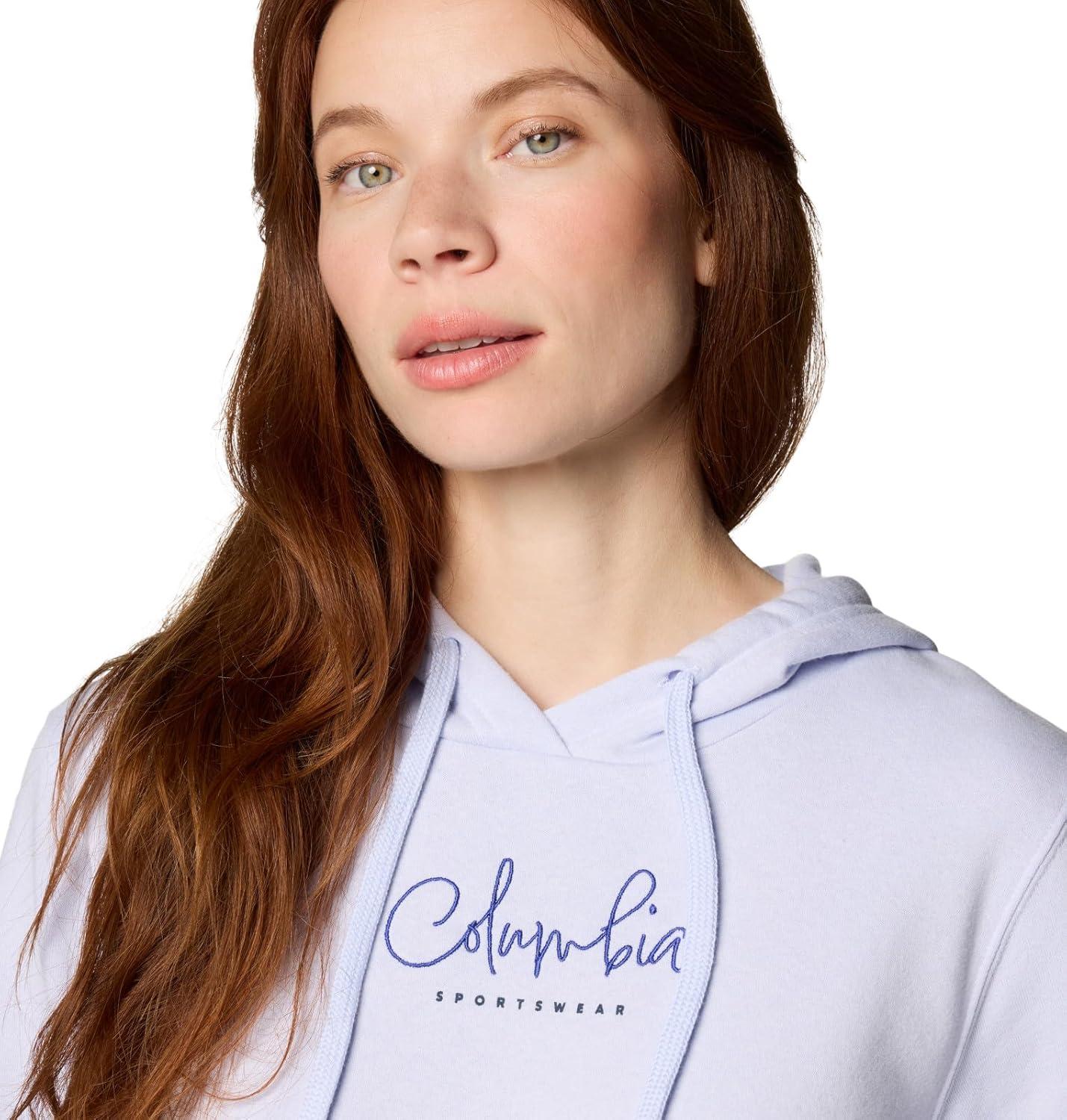 imageColumbia womens Trek Graphic Treatment HoodieSnowdriftCasual Script