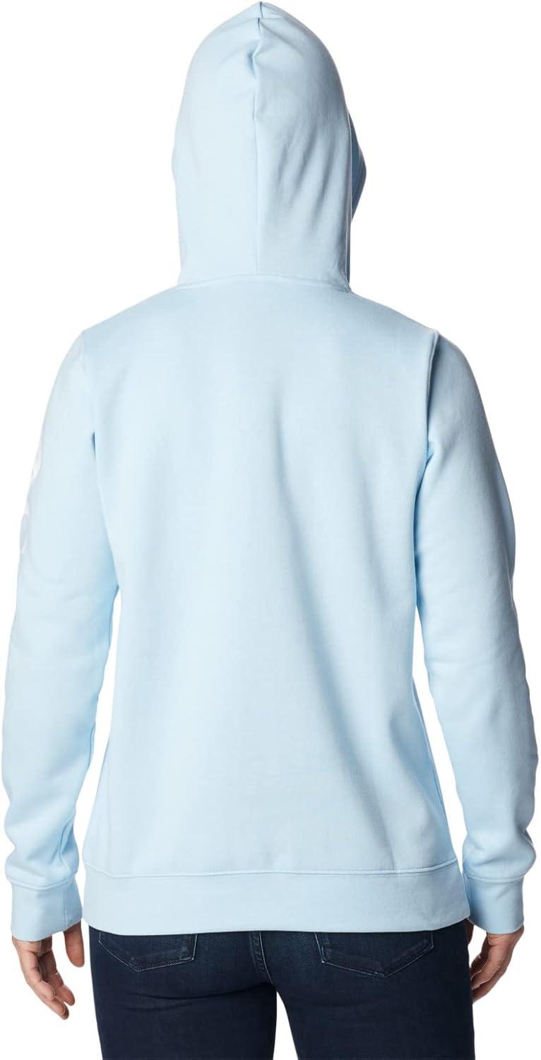 imageColumbia womens Trek Graphic Treatment HoodieSpring BlueWhite Logo