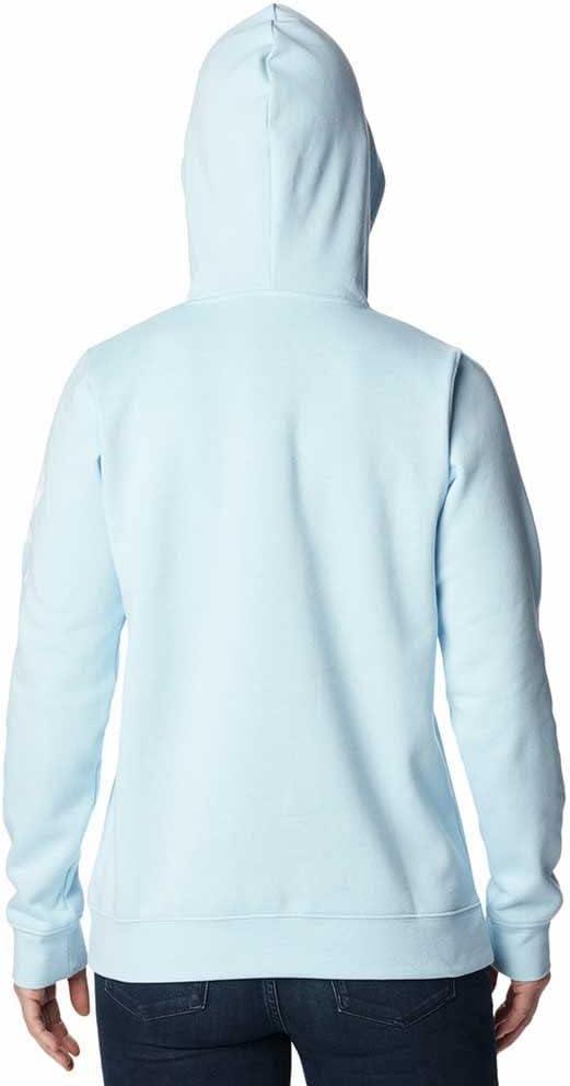 imageColumbia womens Trek Graphic Treatment HoodieSpring BlueWhite Logo