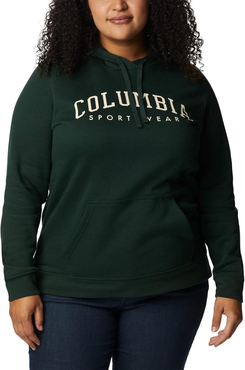 imageColumbia womens Trek Graphic Treatment HoodieSpruceCsc Collegiate