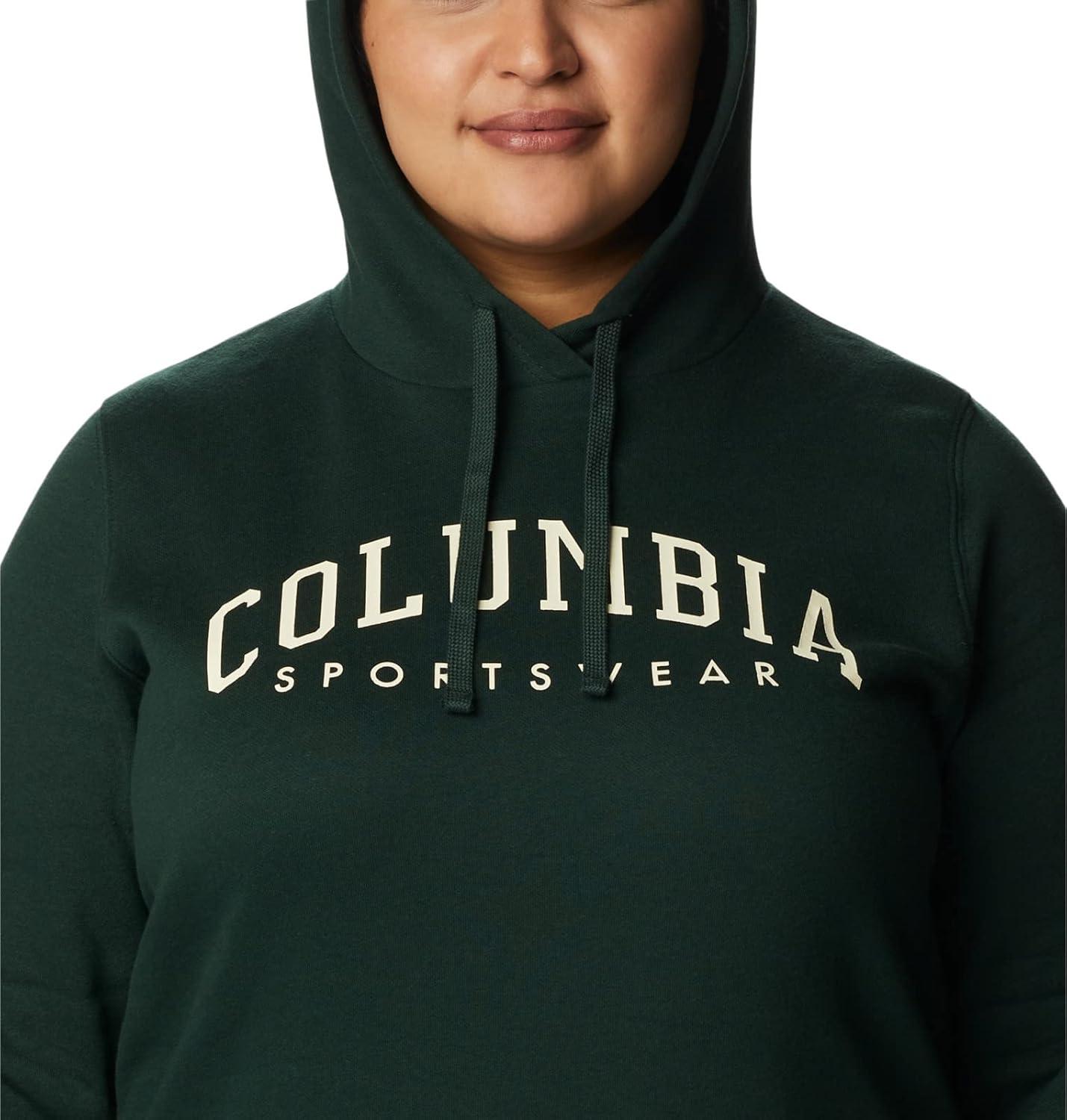imageColumbia womens Trek Graphic Treatment HoodieSpruceCsc Collegiate