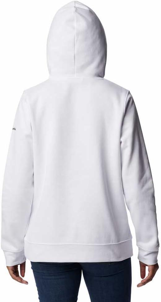 imageColumbia womens Trek Graphic Treatment HoodieWhiteBlack Csc Stacked Logo