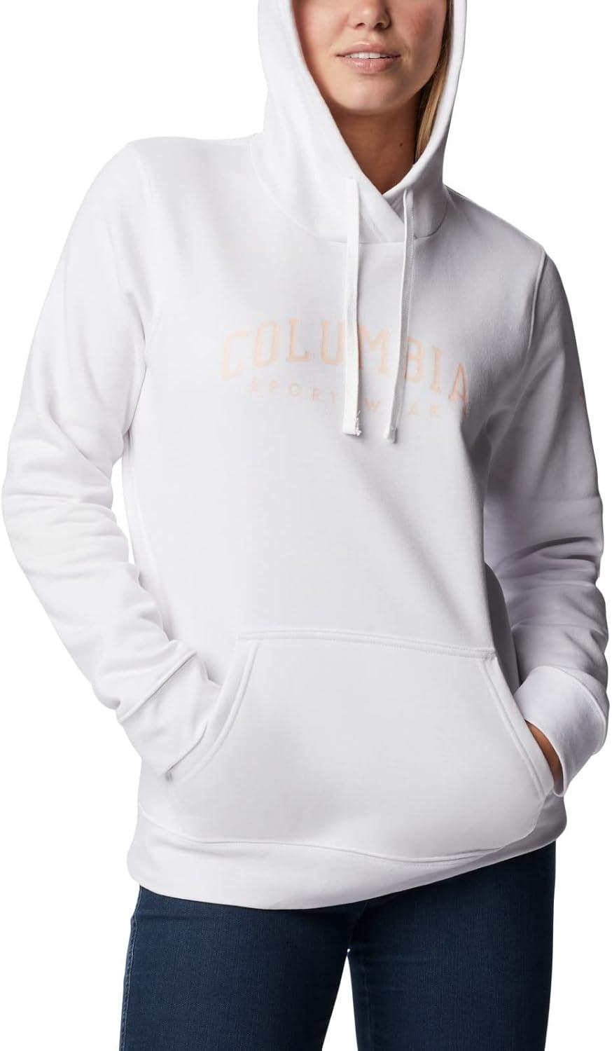 imageColumbia womens Trek Graphic Treatment HoodieWhiteCsc Collegiate