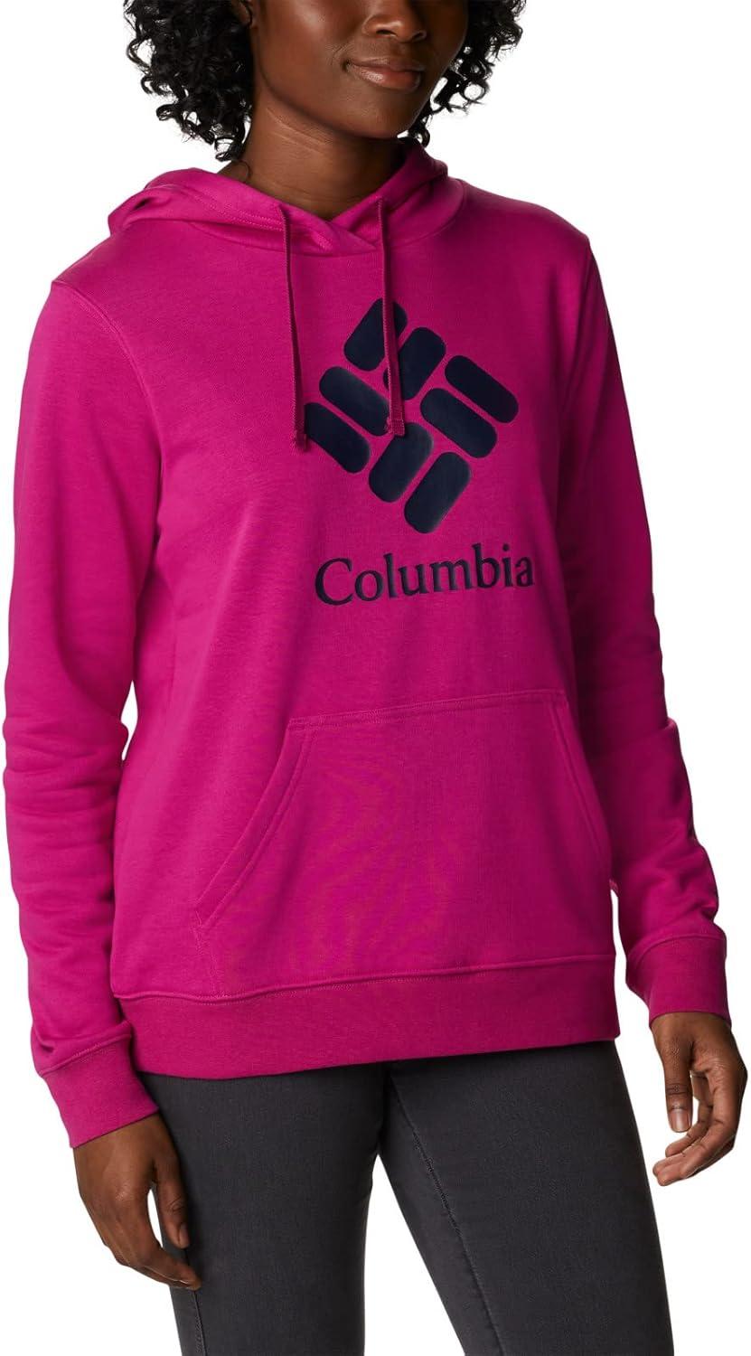 imageColumbia womens Trek Graphic Treatment HoodieWild FuchsiaStacked Gem