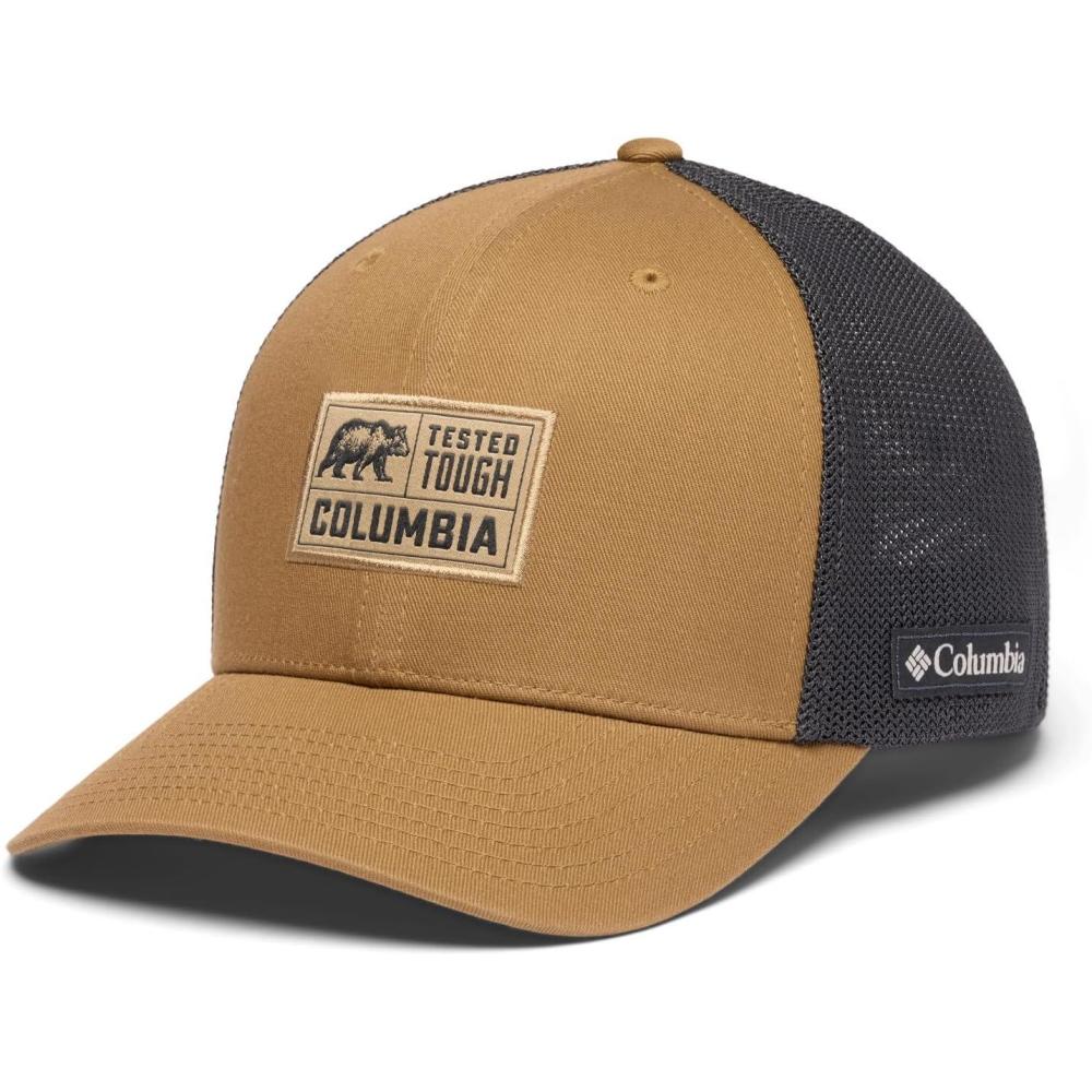 imageColumbia Mens Colm Mesh Ball CapDeltaSharkTested Tough Bear