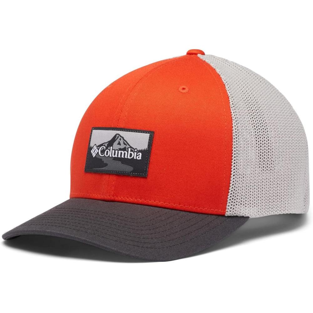 imageColumbia Mens Colm Mesh Ball CapRed QuartzNimbus Grey Peak2river
