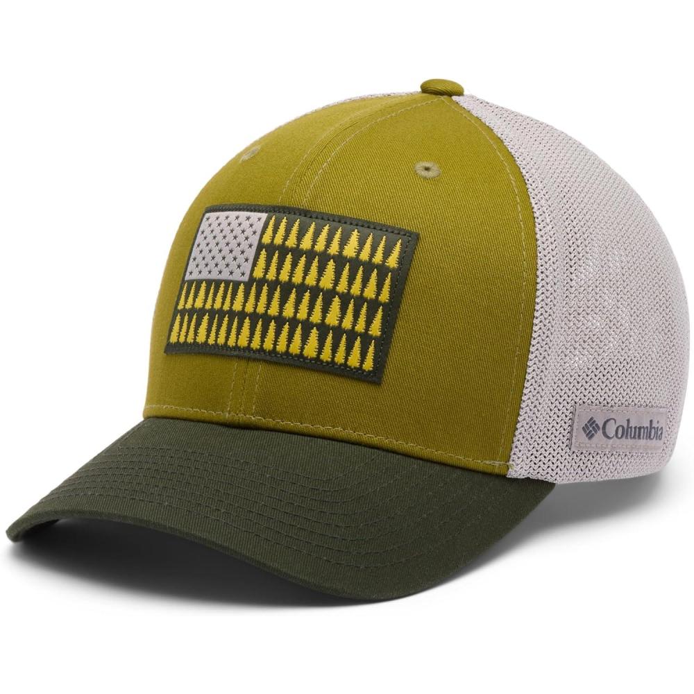 imageColumbia Unisex Adult PFG Logo Mesh Ball CapMossy Green