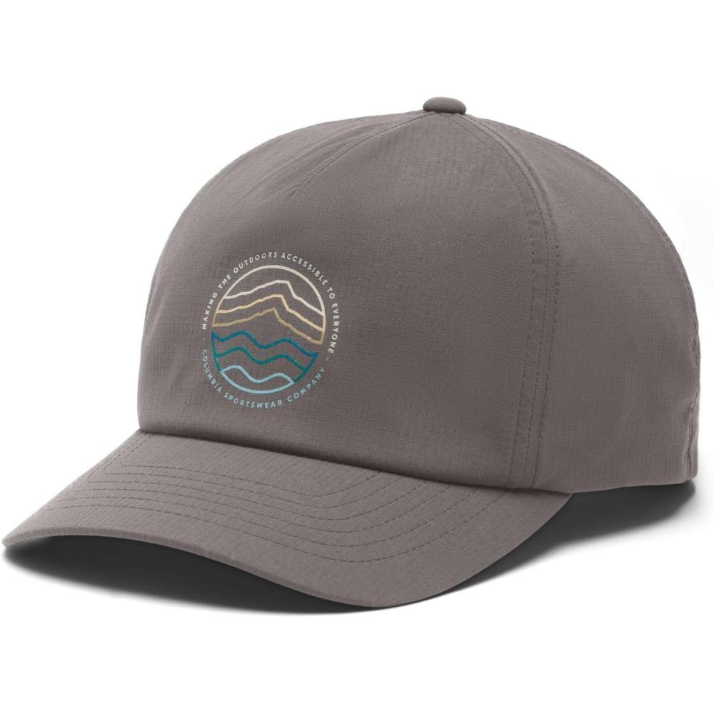imageColumbia Unisex Alta Crest 3D Stretch Snap BackCity GreyPeaked Lifestyle