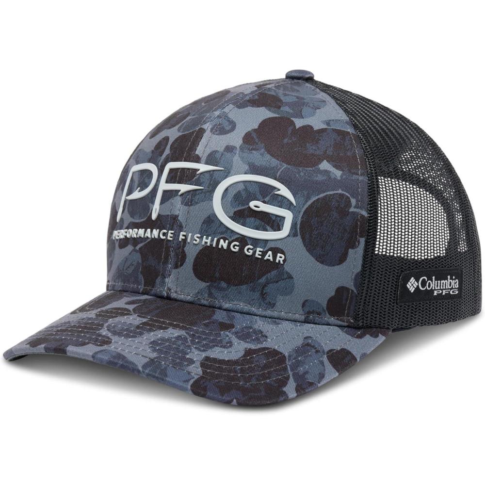 imageColumbia Unisex PFG Camo Snap BackBlack DeltawoodsHooks Weld