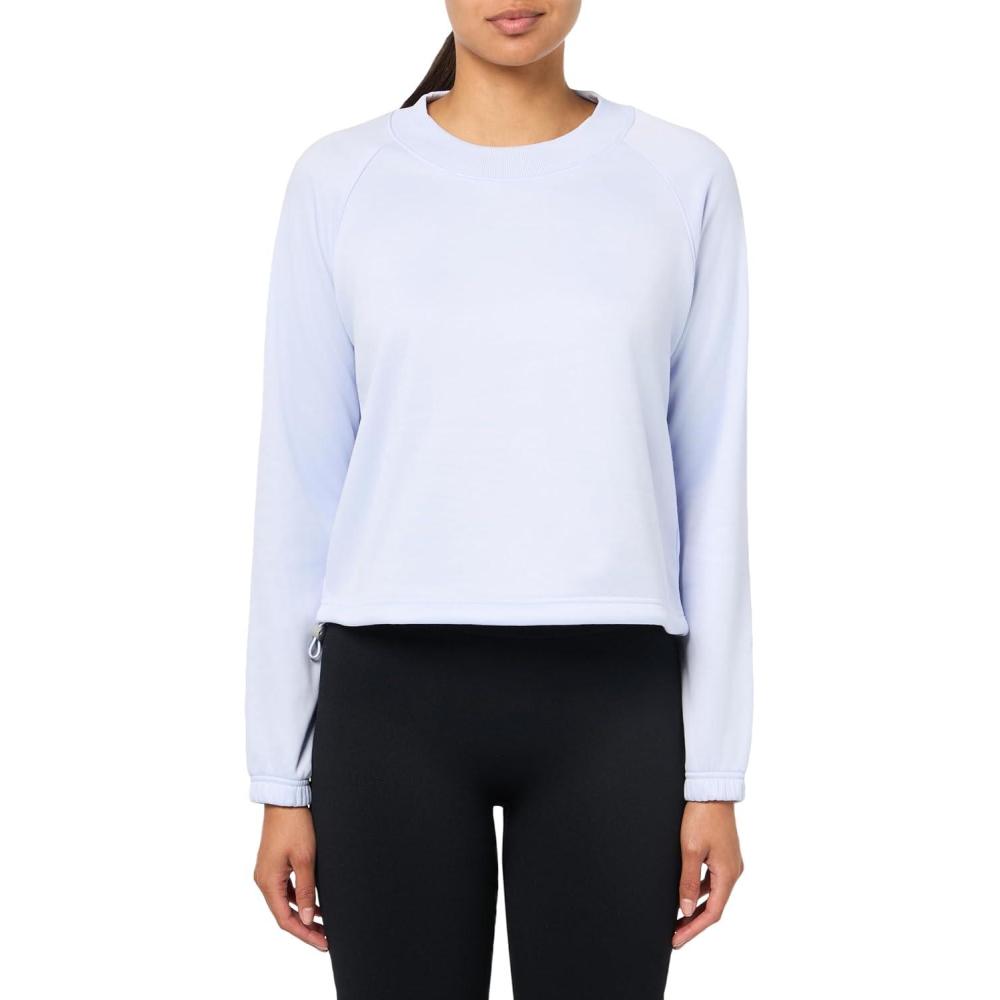 imageColumbia Womens Tidal Light Cropped Fleece CrewSnowdrift