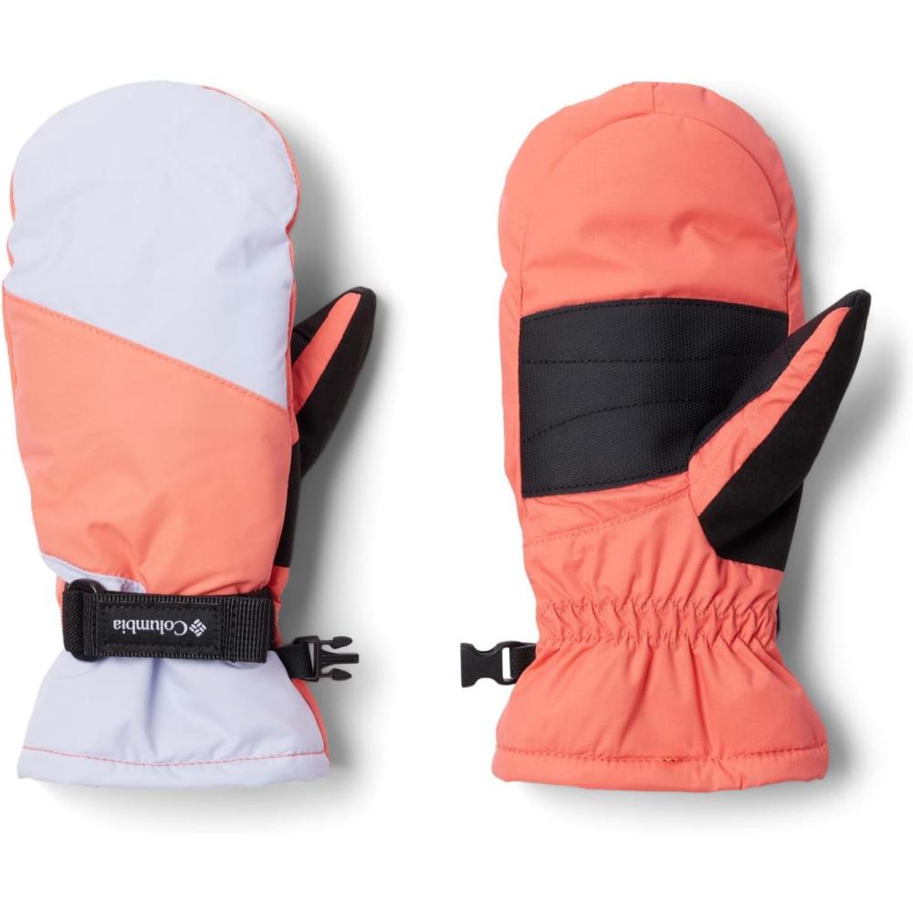 imageColumbia boys Core III MittenSnowdriftHot Coral