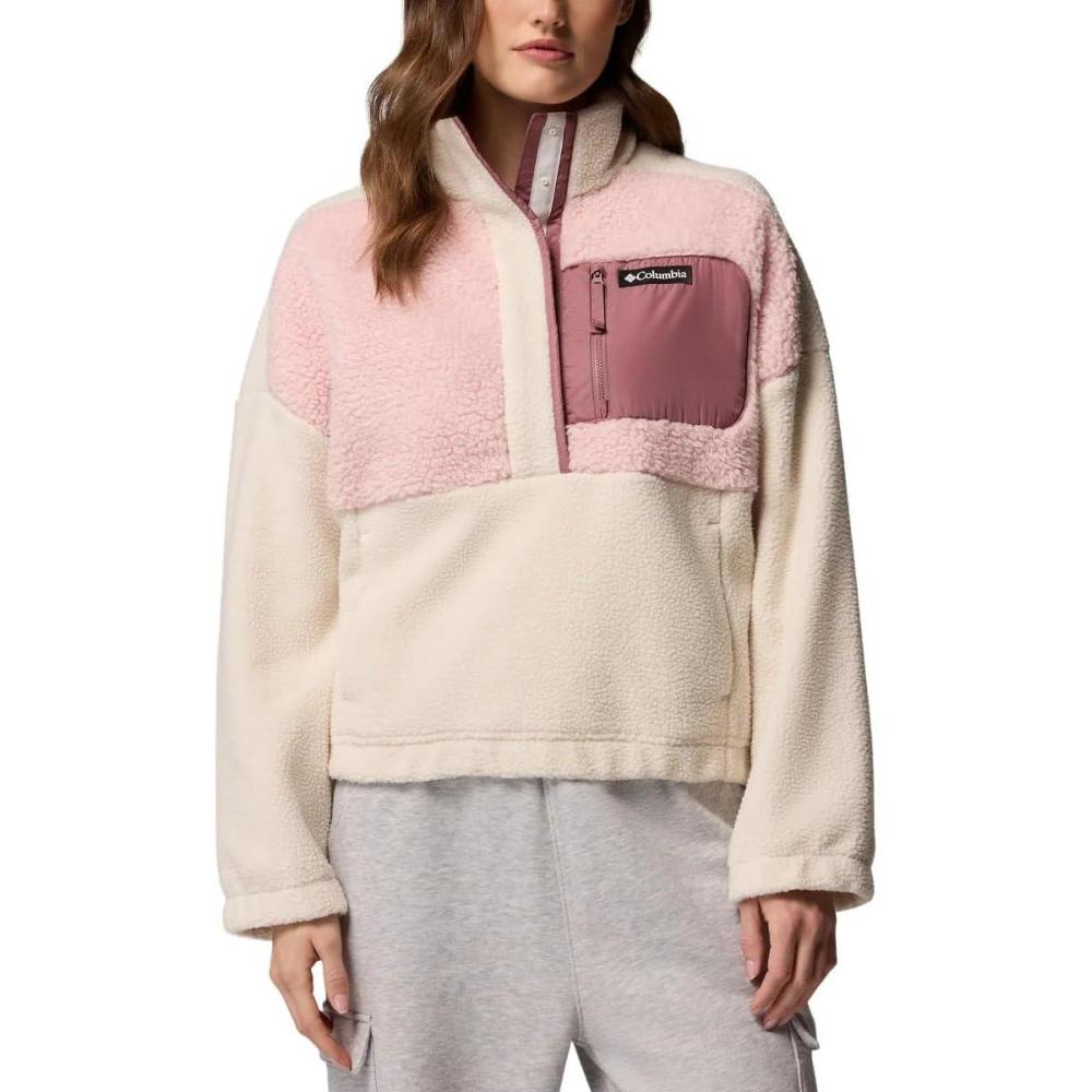 imageColumbia womens Benton Springs Printed Half SnapPink Sand Beached