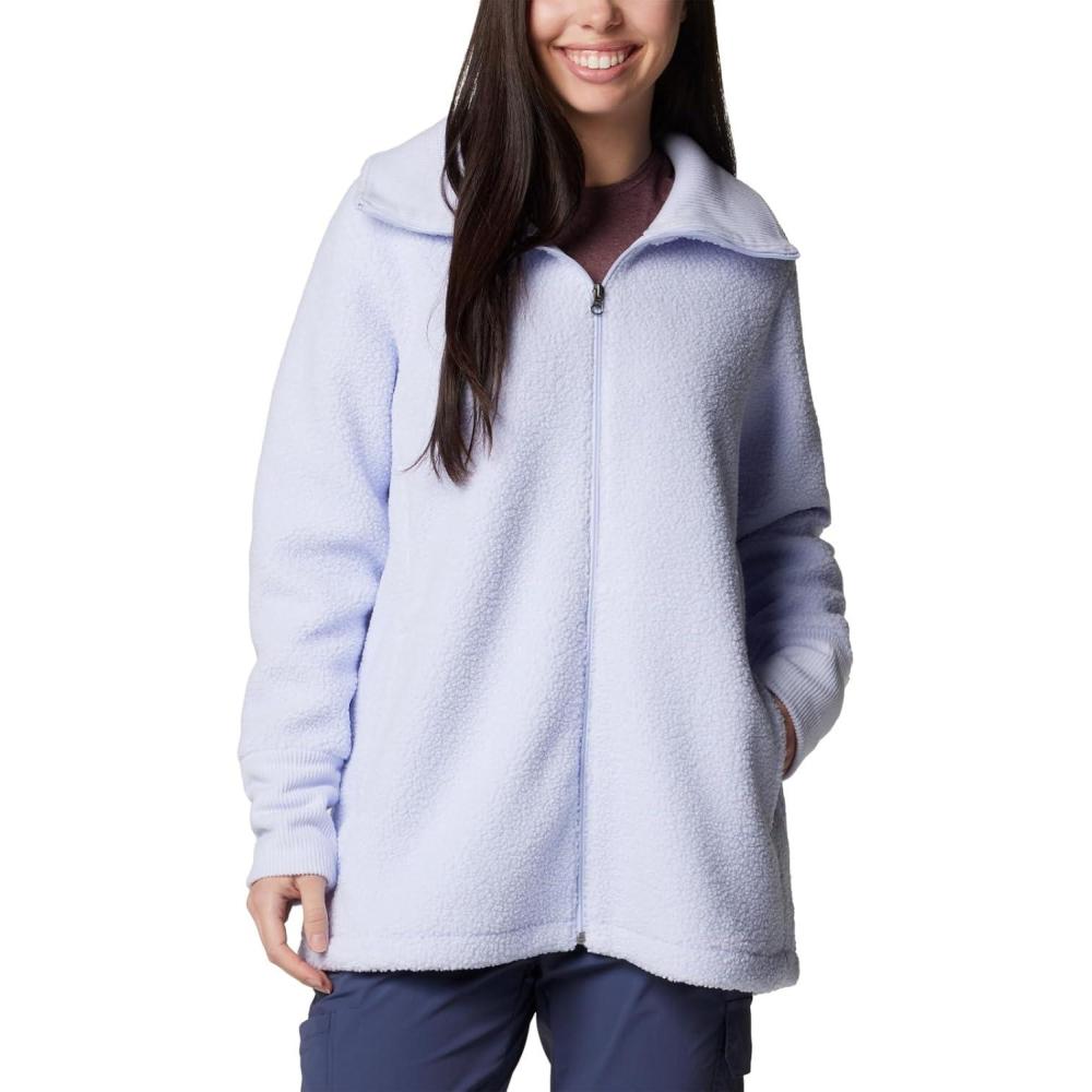 imageColumbia womens Blue Point Creek Fleece Full ZipSnowdrift