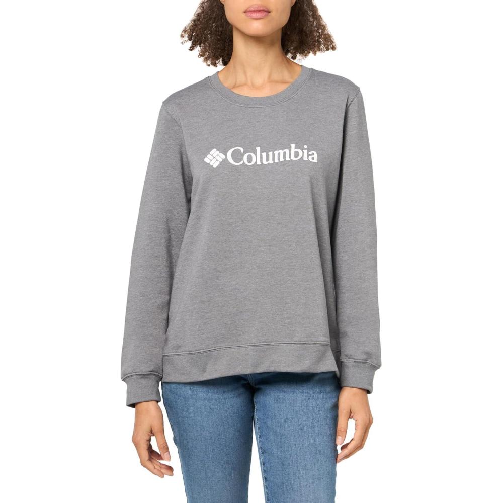 imageColumbia womens Columbia Trek Graphic CrewTrek Graphic CrewCity Grey HeatherGem Columbia