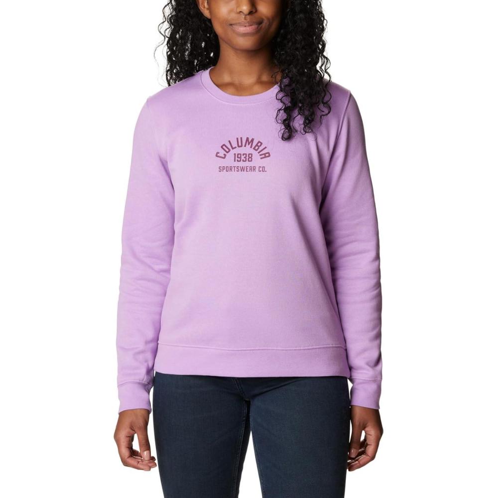 imageColumbia womens Columbia Trek Graphic CrewTrek Graphic CrewPurple