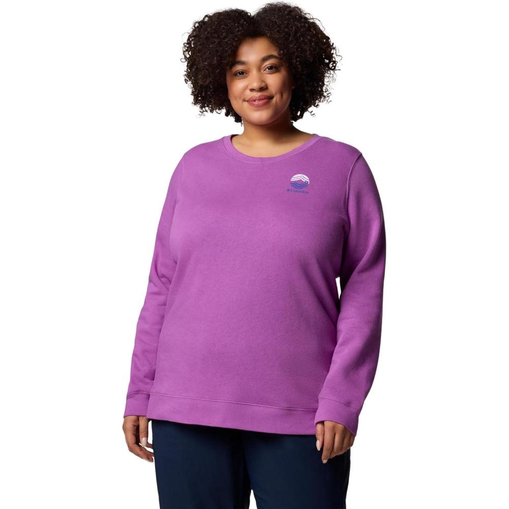 imageColumbia womens Columbia Trek Graphic CrewTrek Graphic CrewRazzleCircular Linescape