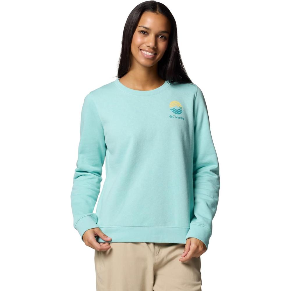 imageColumbia womens Columbia Trek Graphic CrewTrek Graphic CrewSprayCircular Linescape