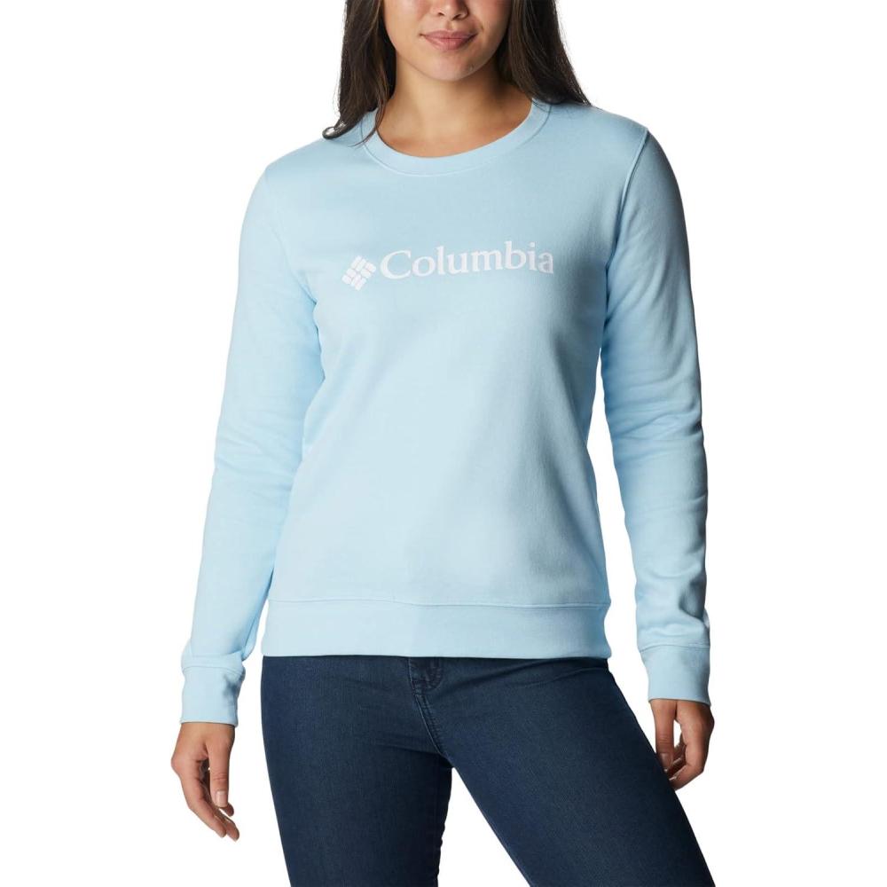 imageColumbia womens Columbia Trek Graphic CrewTrek Graphic CrewSpring BlueWhite Logo