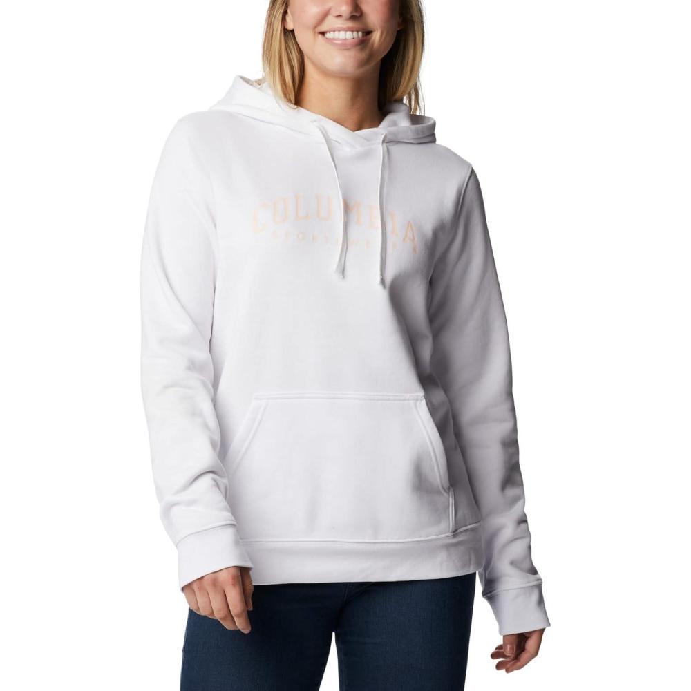 imageColumbia womens Trek Graphic Treatment HoodieWhiteCsc Collegiate