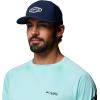 Columbia Unisex Adult PFG Elite 3D Stretch Snap Back(Collegiate Navy/Hooks Badge)