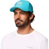 Columbia Unisex Adult PFG Elite 3D Stretch Snap Back(Ocean Teal/Boat Waves Graphic)
