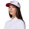 Columbia Unisex Adult PFG Elite 3D Stretch Snap Back(White/Coll Navy/Fish Flag)