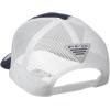 Columbia Unisex Adult PFG Logo Mesh Ball Cap(Collegiate Navy Gingham Fish)