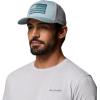Columbia Unisex Adult PFG Logo Mesh Ball Cap(Crushed Blue)