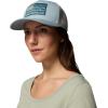 Columbia Unisex Adult PFG Logo Mesh Ball Cap(Crushed Blue)
