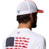 Columbia Unisex Adult PFG Logo Mesh Ball Cap(Melonade/Fish Flag)