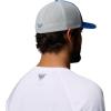 Columbia Unisex Adult PFG Logo Mesh Ball Cap(Vivid Blue/Fish Flag)