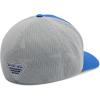 Columbia Unisex Adult PFG Logo Mesh Ball Cap(Vivid Blue/Fish Flag)