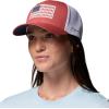 Columbia Unisex Adult PFG Logo Mesh Ball Cap(Washed Red)