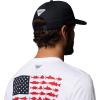 Columbia Unisex PFG Creel Snap Back(Black/Osprey)