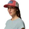 Columbia Unisex Tree Flag Mesh Snap Back(Washed Red)